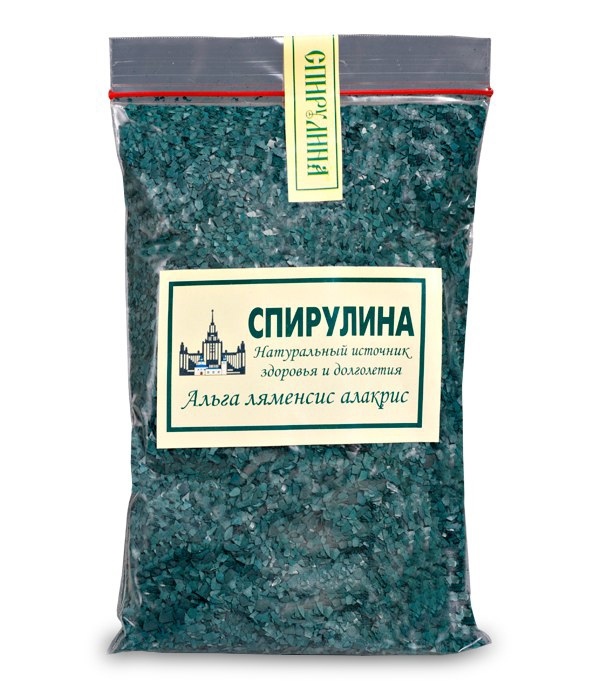 Сухая биомасса спирулины 100 гр
